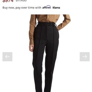 Prada Women’s Black High Waisted Wool Pants